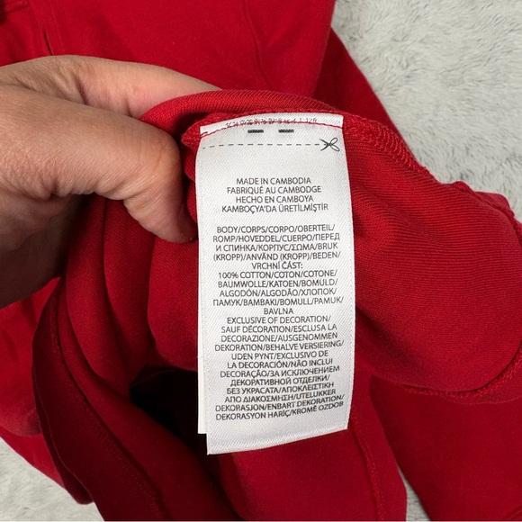 Polo Ralph Lauren Boys Red Pullover Top 1/4 Zip Pony Logo Soft Lightweight Sz 14 - Picture 5 of 8